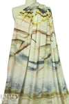 Italian digital viscose knit - sand dunes abstract
