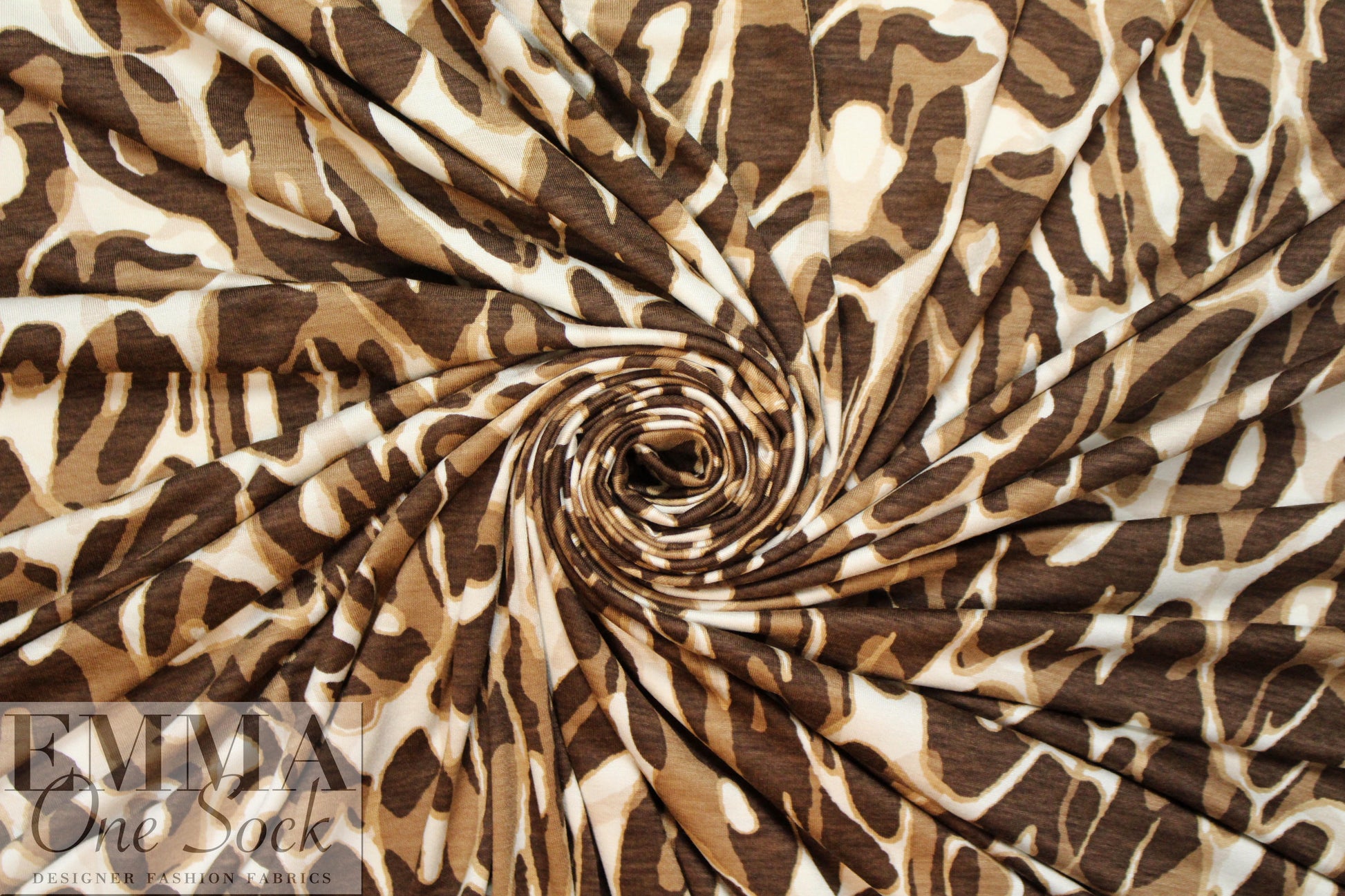 Italian viscose knit - animal graphic
