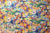 Italian digital viscose knit - urban waterfront