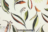 Italian digital viscose knit - lyrical leaves