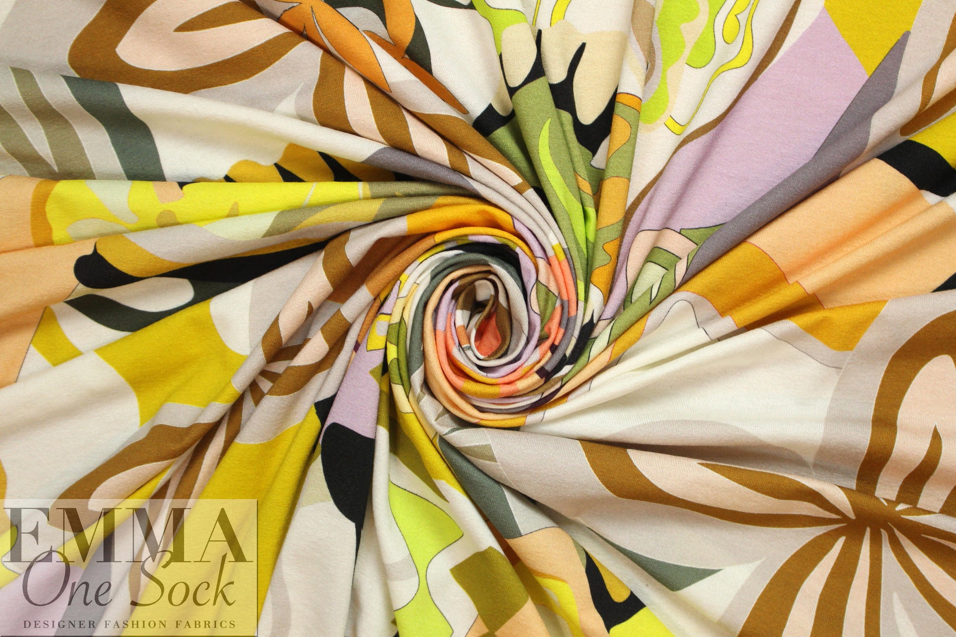 Italian digital viscose knit - pucciesque