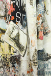 Italian digital viscose knit - travelogue