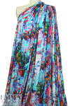 Italian digital viscose knit - flower shop