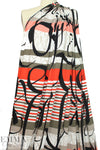 Italian digital viscose knit - secret language