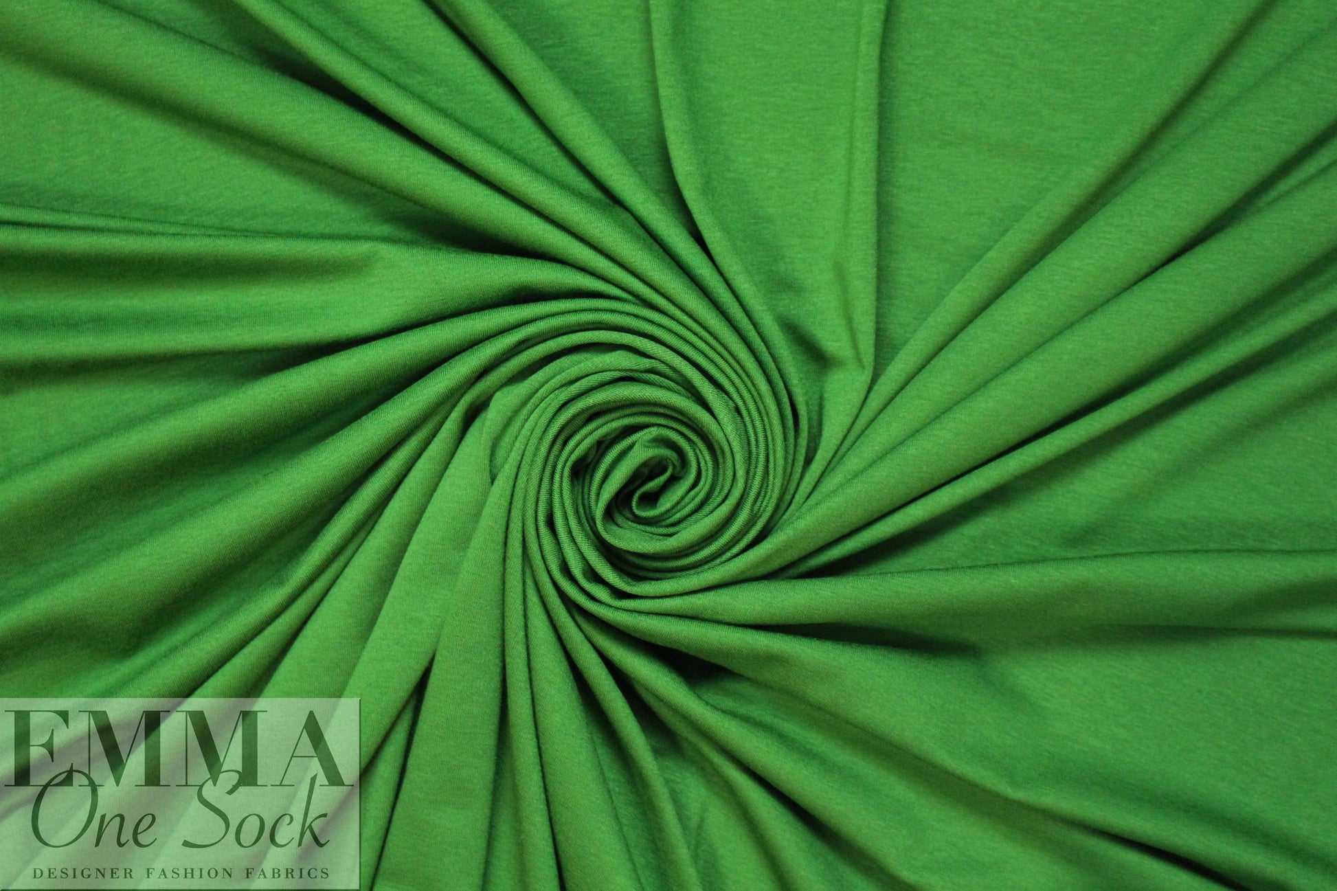 kelly green 11 oz. rayon jersey 4-way 2.25 yd