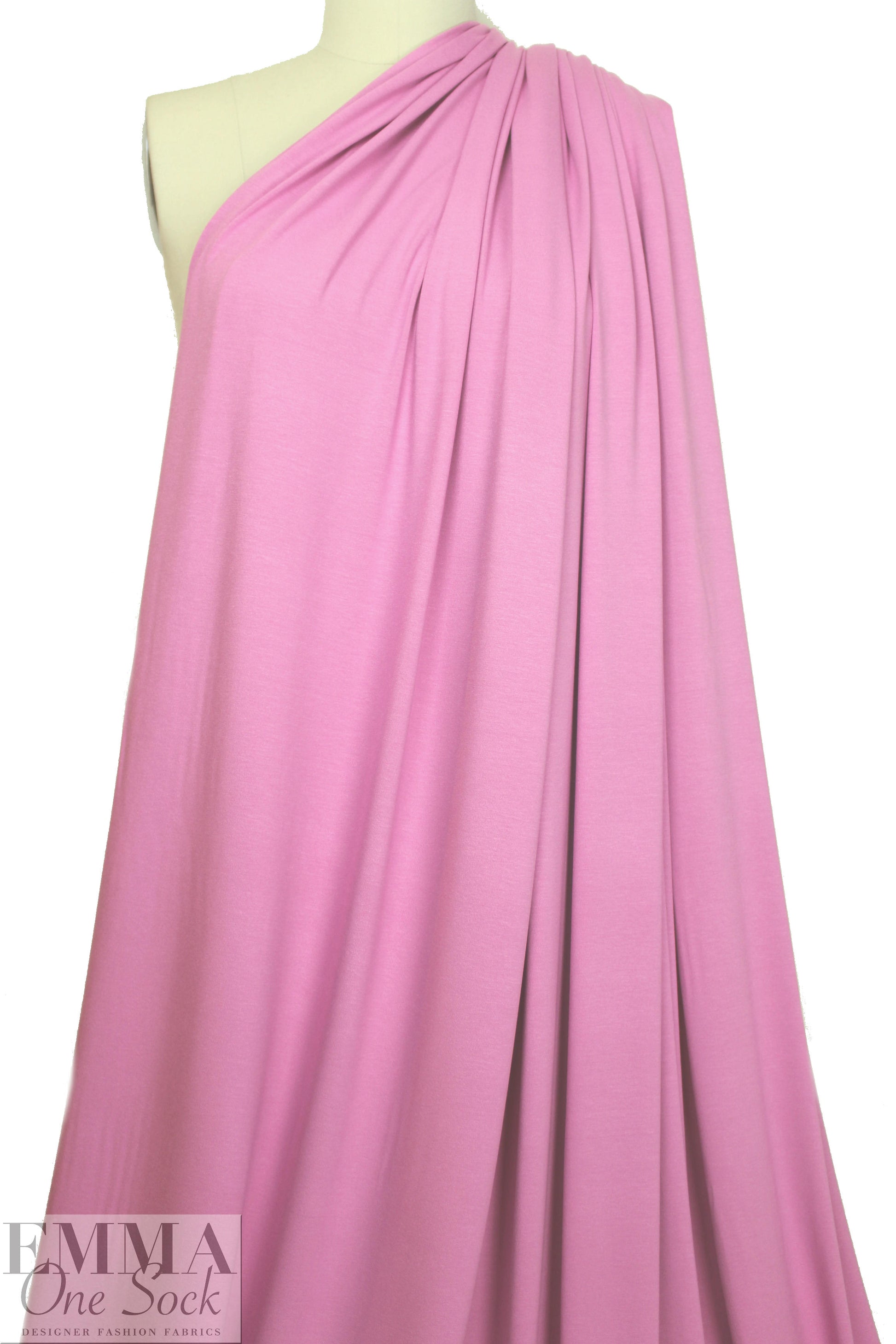 soft pink 11 oz. rayon jersey 4-way 1.375 yd