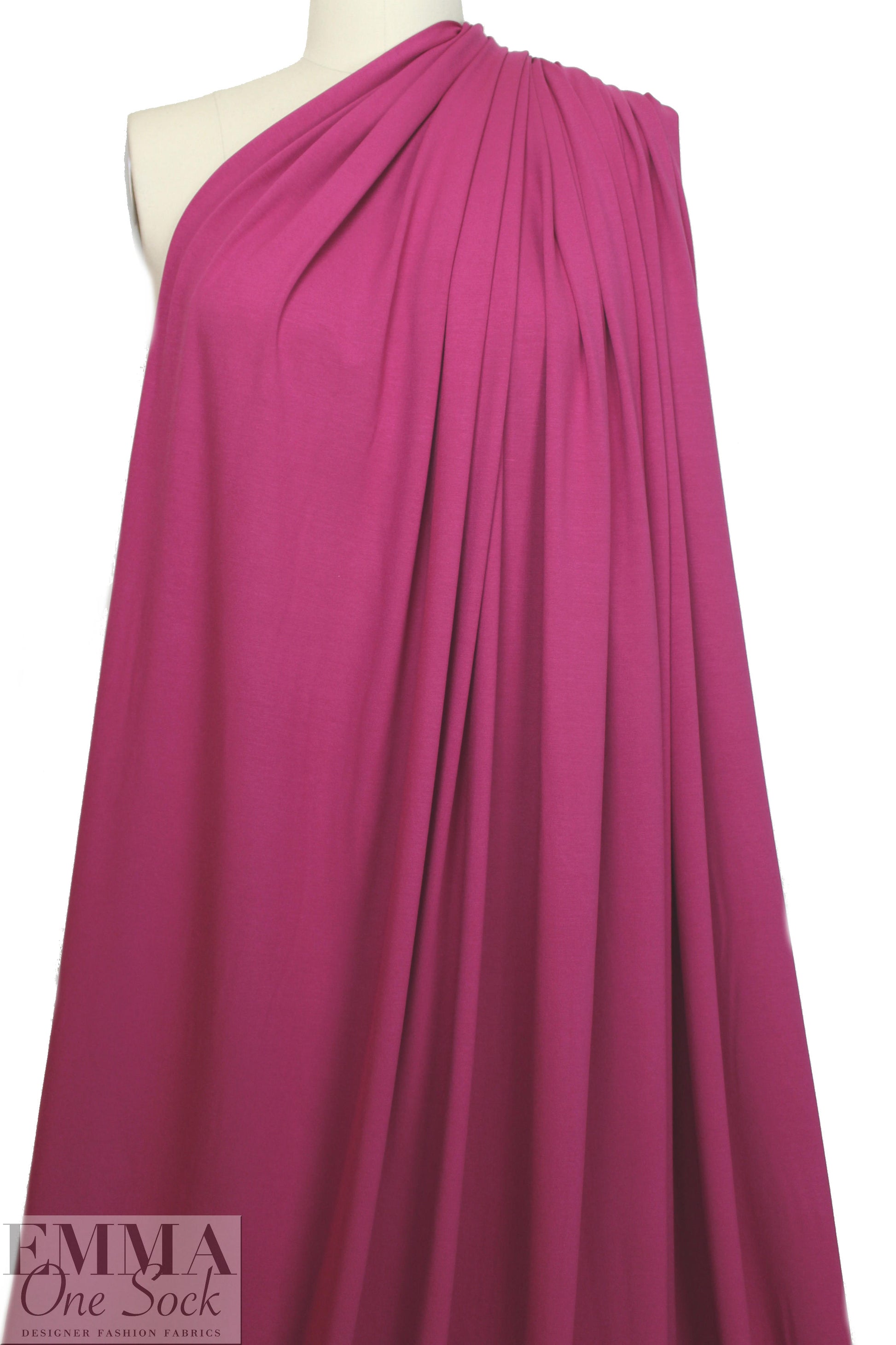deep rose 11 oz. rayon jersey 4-way