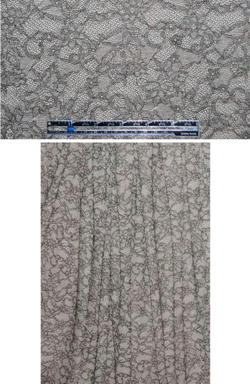 Betsey J. lacey look rayon/lycra knit 2 yd