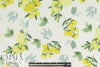 CA designer lemon floral poly/cotton knit