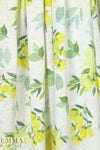 CA designer lemon floral poly/cotton knit