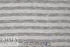 Italian featherweight jersey stripe - gray/black/white 1.66 yd