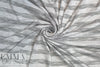 Italian featherweight jersey stripe - gray/black/white 2.5 yd