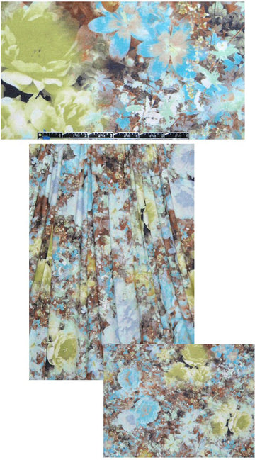 David M. 'foto floral fantasy' knit print