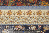 French digital viscose knit - vintage floral stripe 1 yard