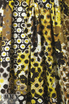 French digital viscose knit - cellular patchwork