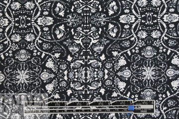 French digital viscose 4-way knit - intricate design 1.75 yds