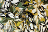Italian digital viscose knit - stylized garden