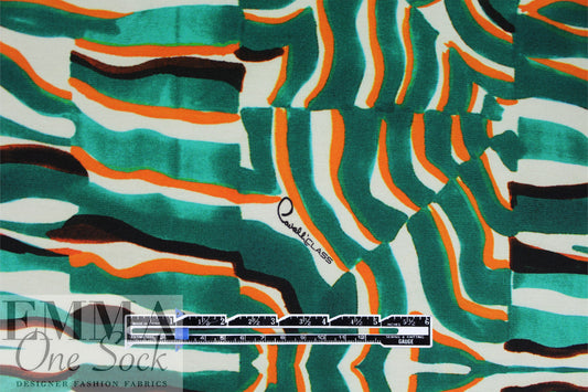 Cava11i signature digital 'rorschach' poly/span ponte