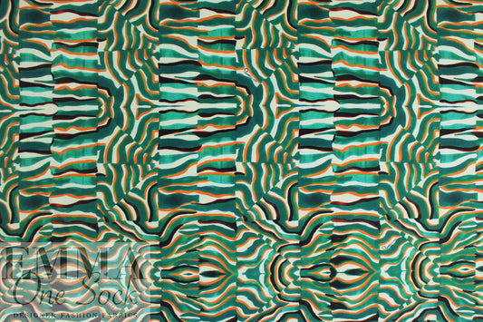 Cava11i signature digital 'rorschach' poly/span ponte