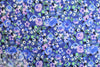 Italian digital viscose knit - cobalt garden .5 yds