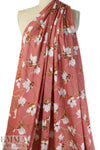 Italian digital cotton/spandex knit - chains and blossoms