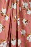 Italian digital cotton/spandex knit - chains and blossoms