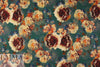 Italian digital viscose knit - painterly autumn rose