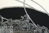 French pearls and lace viscose/spandex knit .625 yds