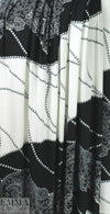 French pearls and lace viscose/spandex knit .625 yds