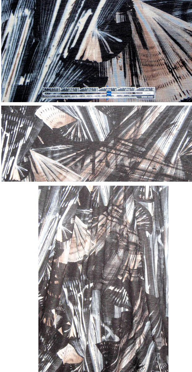 French spotlight abstract digital knit