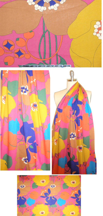 Pucci digital all cotton knit - stylized flowers