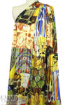 Italian digital viscose knit - deco patchwork 1.625 yd