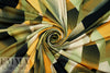 Italian digital viscose knit - cubist abstract 1.875 yds