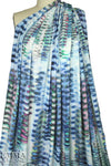 Italian cellular abstract viscose/lycra knit
