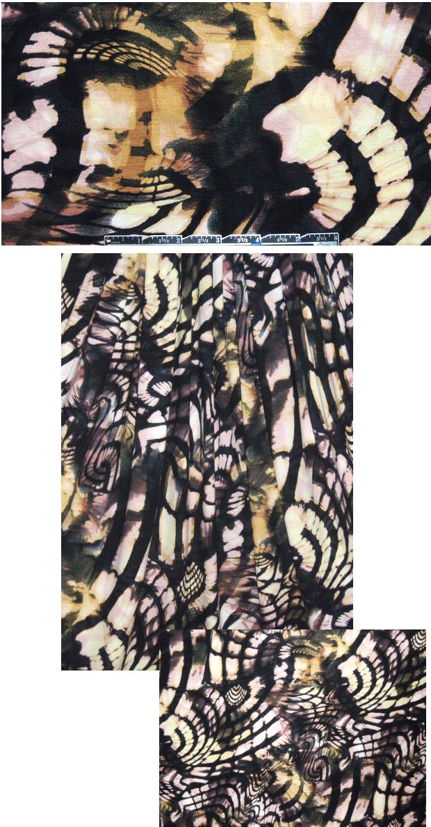 Italian monarch deconstructed rayon/lycra knit