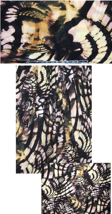 Italian monarch deconstructed rayon/lycra knit
