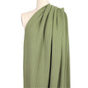 MTM 'Selanik' organic cotton sweater knit - green olive 1.125 yds