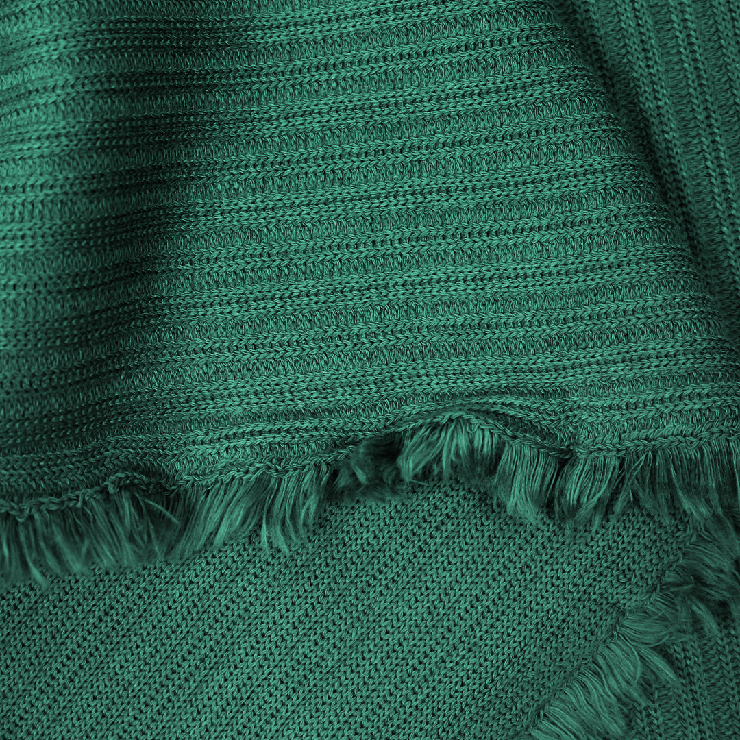MTM 'Selanik' organic cotton sweater knit - bottle green 1.125 yds
