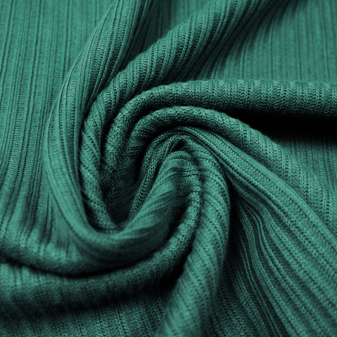 MTM 'Selanik' organic cotton sweater knit - bottle green 1.5 yd
