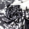 CA designer 'abstract reflections' rayon stretch jersey knit .625 yds