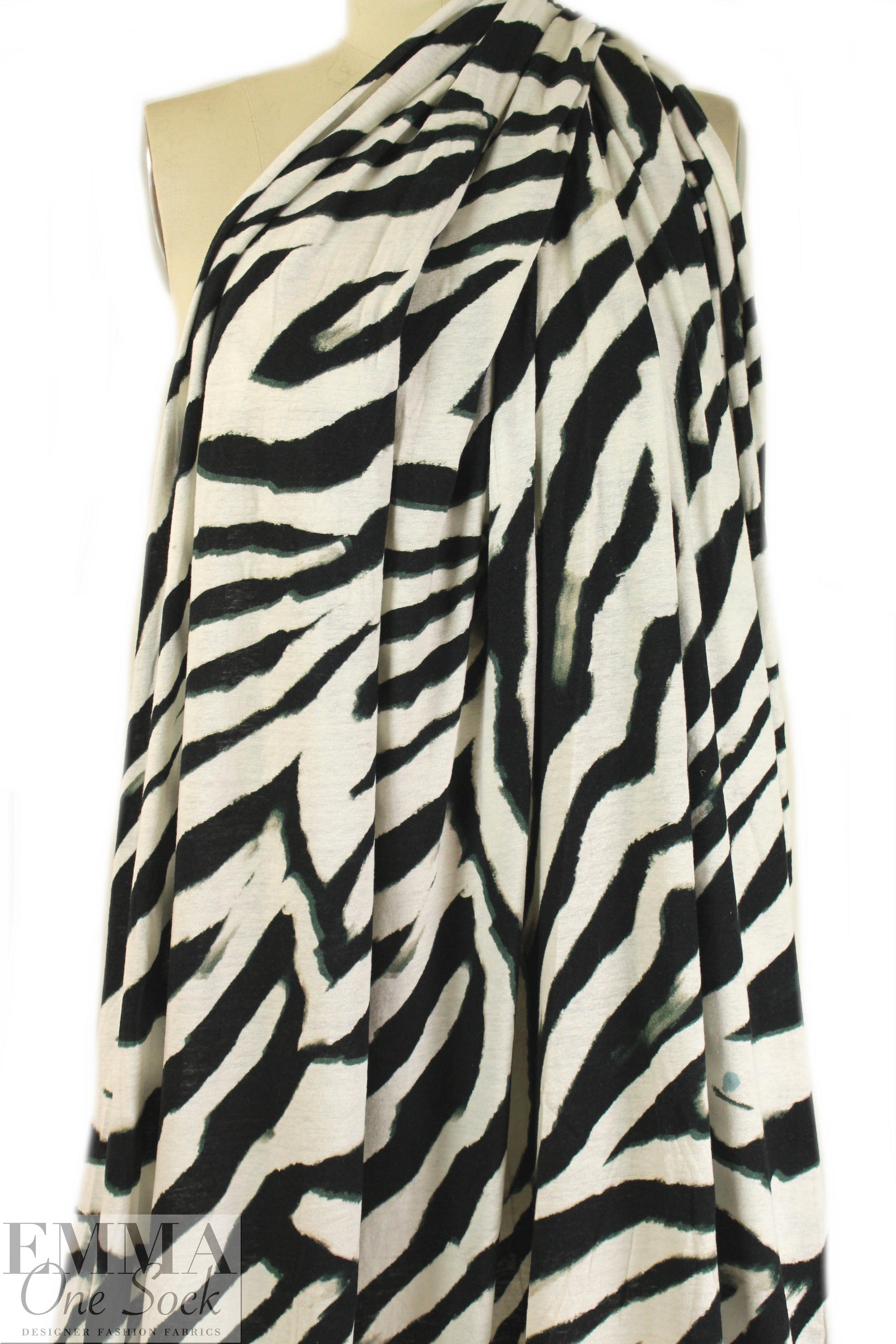 Italian bold animal abstract cotton knit