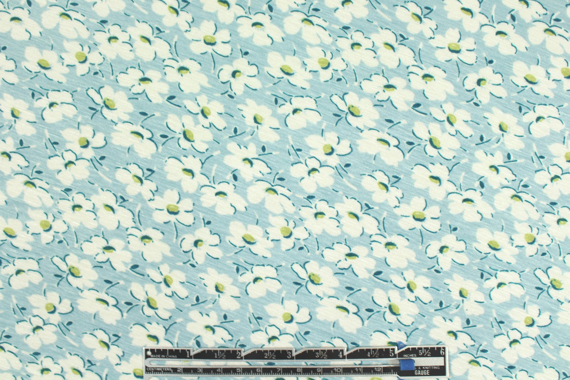 NY designer sweet little flowers viscose knit