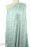 NY designer sweet little flowers viscose knit