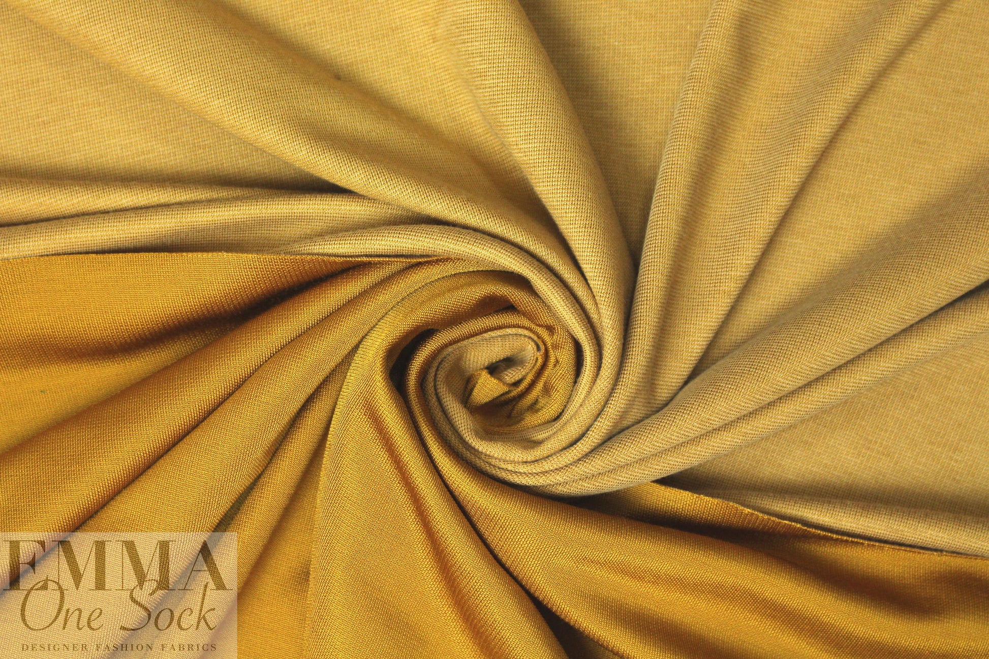 famous designer viscose double-sided knit - butterscotch