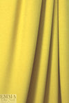 famous designer viscose double-sided knit - buttercup