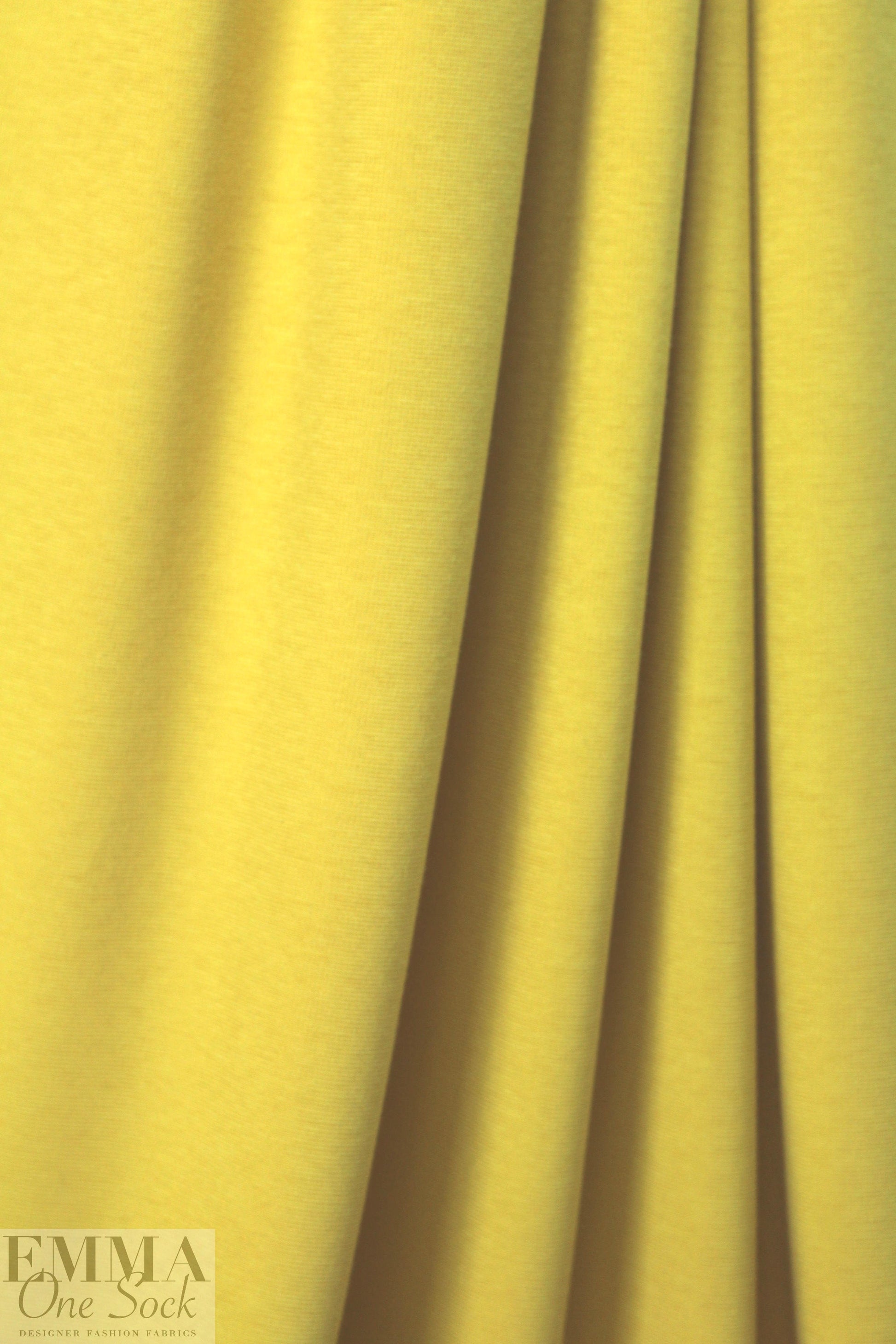 famous designer viscose double-sided knit - buttercup 1.875 yd