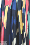Italian digital viscose knit - 'ikat' abstract