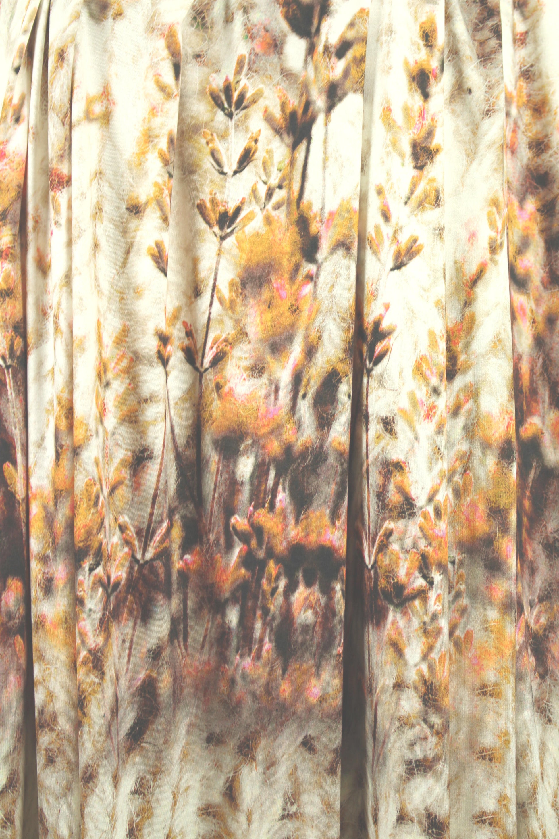 Italian 'knitter's bloom' viscose/lycra panel knit