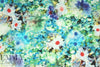 Italian floral foto fantasy viscose/lycra knit 2 yd
