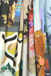 Italian digital crazy quilt viscose/spandex knit
